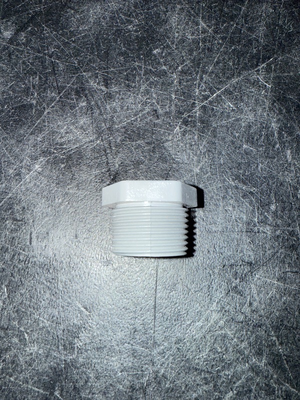 Photo 1 of 3/4" Male x 1/2" Female Threaded Reducer Bushing for PVC Pipe Fitting (Pack of 7)  with Carlon E940d-ctn Pvc Conduit Coupling, 1/2"