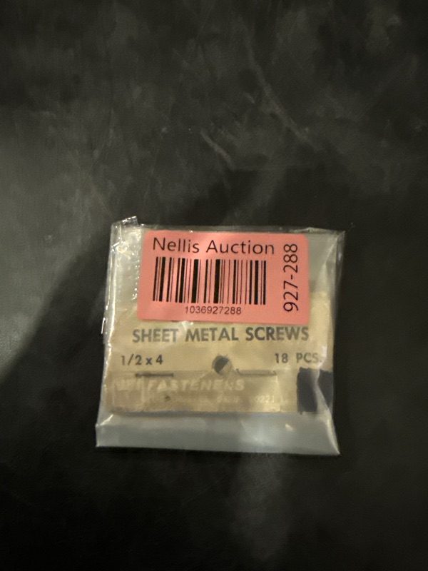 Photo 1 of Clad Plated Sheet Metal Screw: #4, Pan Head, Slotted Drive, 1/2" Length Under Head

