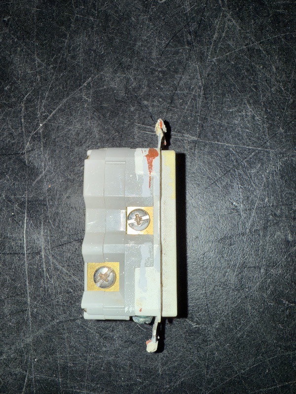 Photo 1 of 20 Amp Self-Test SmartlockPro Slim Duplex GFCI Outlet, White