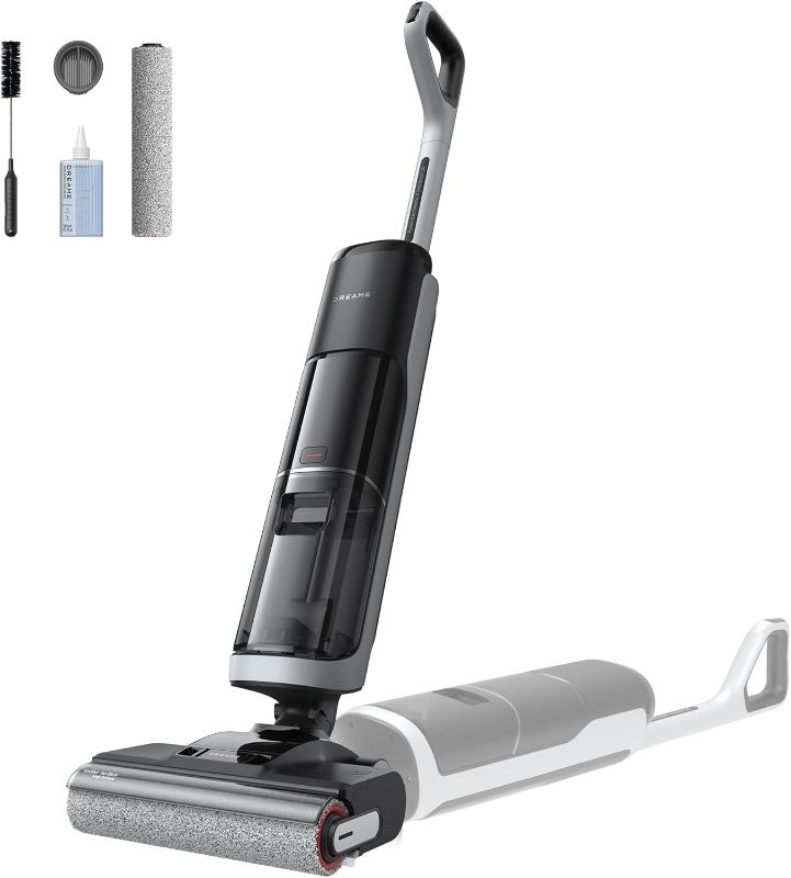 Photo 1 of dreame H14 Cordless Vacuum Mop, 180° Lie-Flat Wet Dry Vacuum cleaner, 140°F Brush Washing, Fast Hot Air Drying in 5Mins, Smart Hard Floor Cleaner Machine with Powerful Suction, Great for Sticky Messes