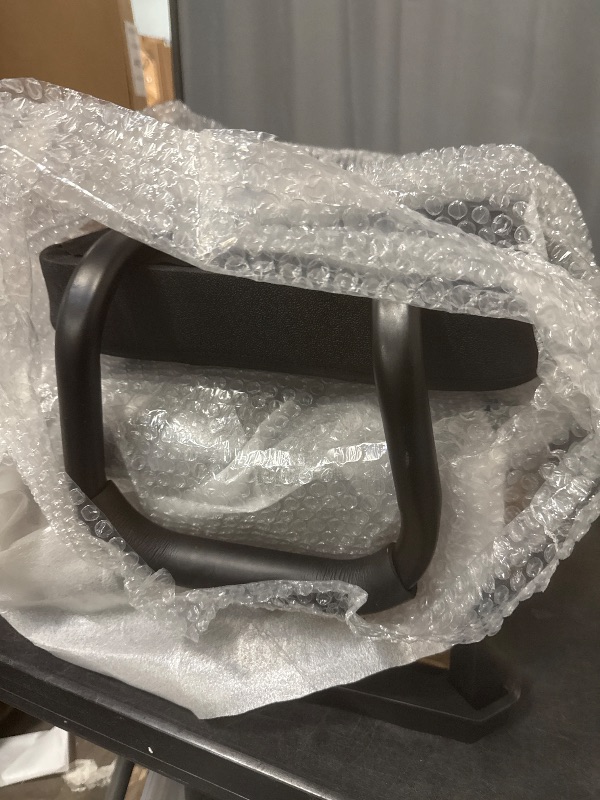 Photo 1 of Rolling Shop Stool with Wheels, Garage Mechanic Shop Chair with Handle Backrest, Adjustable Height Work Stool, Roller Seat with Tool Tray Storage, Heavy Duty, 330 LBS Capacity, Black