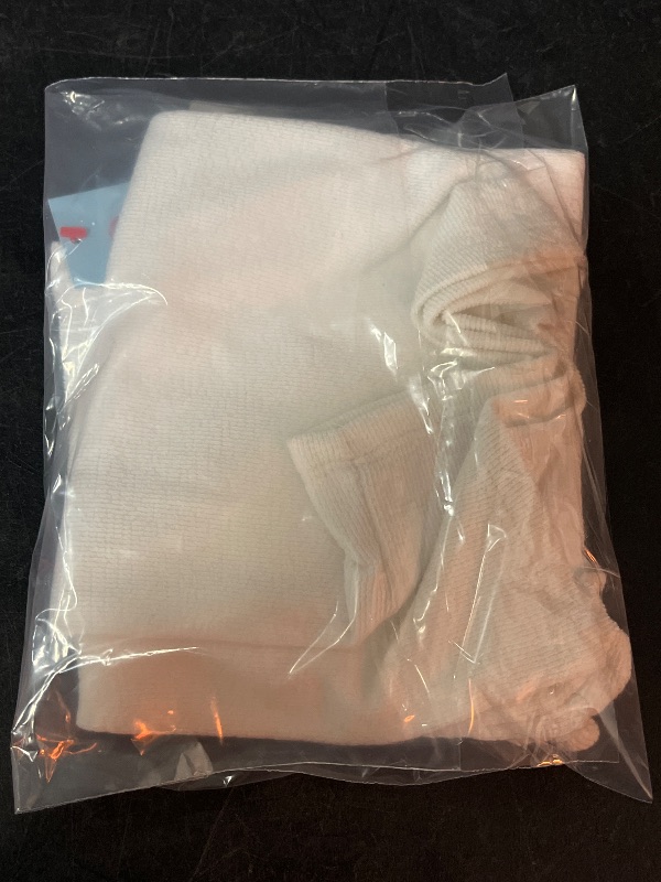 Photo 1 of (L) Girls' Short Sleeve 'Palm Tree' Terry Top - Cat & Jack™ Cream L: Cotton Blend, Botanical Hearts Pattern, Crew Neck Pullover