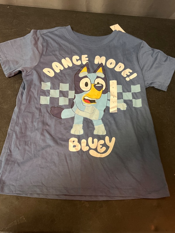Photo 1 of (L) Boys' Bluey Dance Mode Graphic Short Sleeve T-Shirt - Blue L
