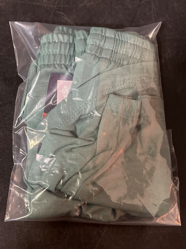 Photo 1 of (S) Women's Cooling Jersey Pajama Shorts - Auden™ Green S: Midweight Knit, Elastic Waist, 2.75" Inseam