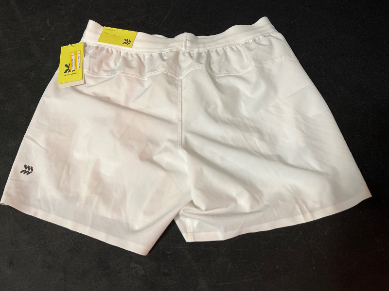 Photo 1 of (S) Men's 5" Active Light Lined Run Shorts - All in Motion™ White S