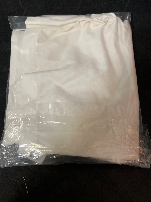 Photo 1 of Men's 7" Pleated Trouser Shorts - Goodfellow & Co™ White 32: Midweight Poplin, Stretch, Back Pocket
