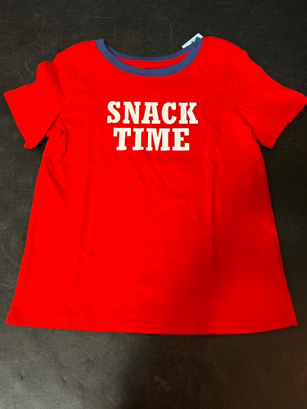 Photo 1 of 5T Toddler Boys' Short Sleeve Graphic T-Shirt - Cat & Jack™ Red 5T