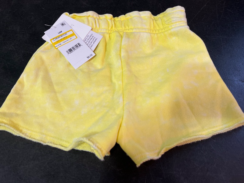 Photo 1 of 18M Grayson Mini Toddler Girls' French Terry Shorts - Yellow 18M