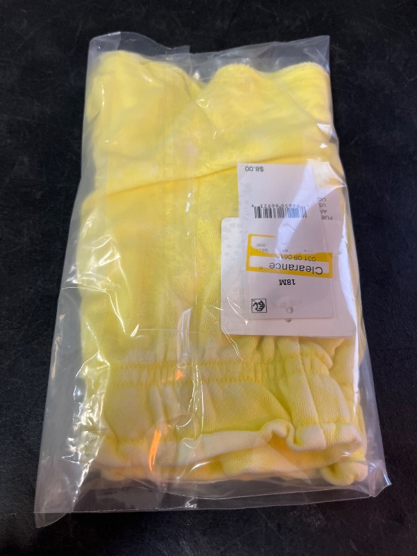 Photo 1 of 18M Grayson Mini Toddler Girls' French Terry Shorts - Yellow 18M