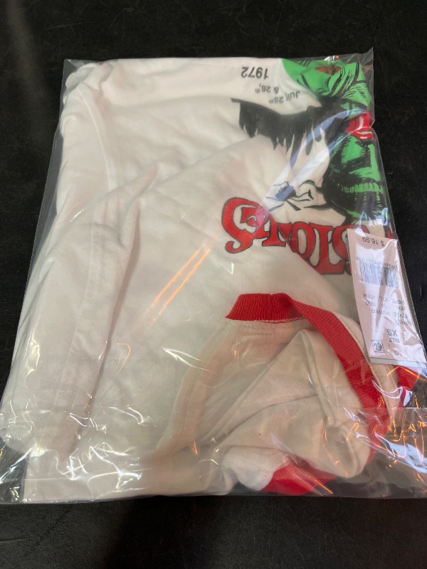 Photo 1 of (XS) Women's Statue of Liberty the Rolling Stones Oversized Graphic T-Shirt - White XS