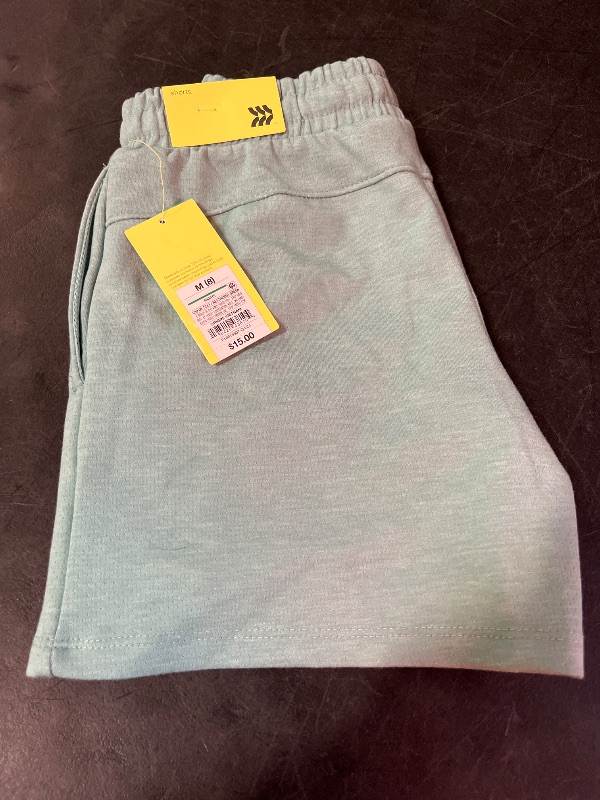 Photo 1 of M(8) Boys' Mesh Spacer Shorts - All in Motion™ Light Teal Green M: Recycled Polyester, Elastic Waistband
