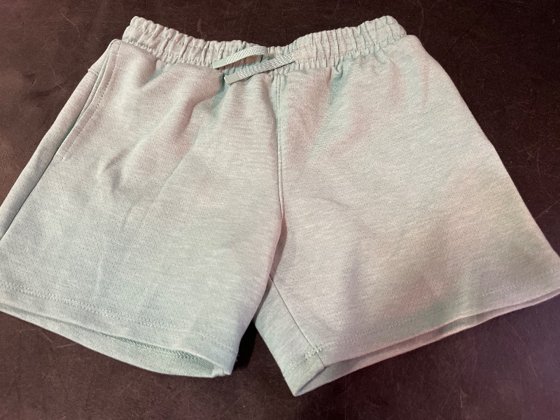 Photo 1 of M(8) Boys' Mesh Spacer Shorts - All in Motion™ Light Teal Green M: Recycled Polyester, Elastic Waistband
