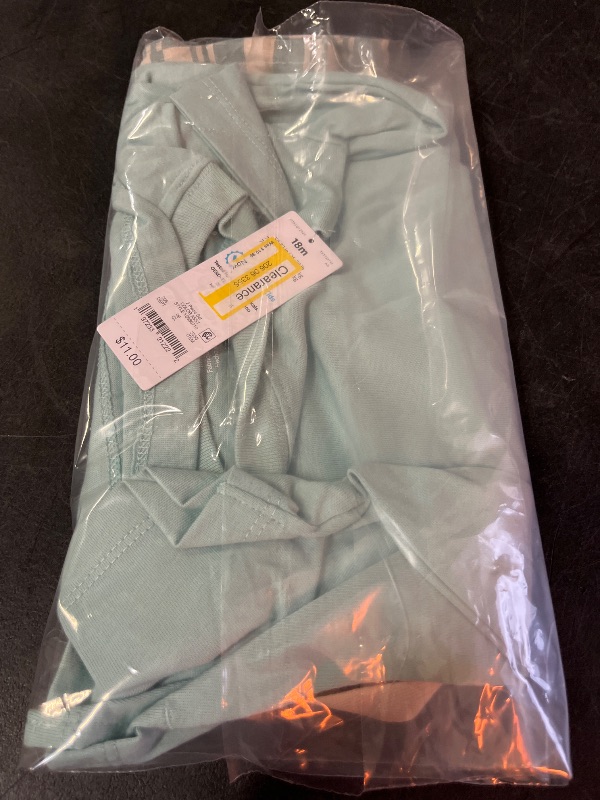 Photo 1 of 18M Carter's Just One You® Baby Boys' Striped Surfs up Top & Bottom Set - Green 18M: Cotton Jersey, Elastic Waistband, Machine Washable