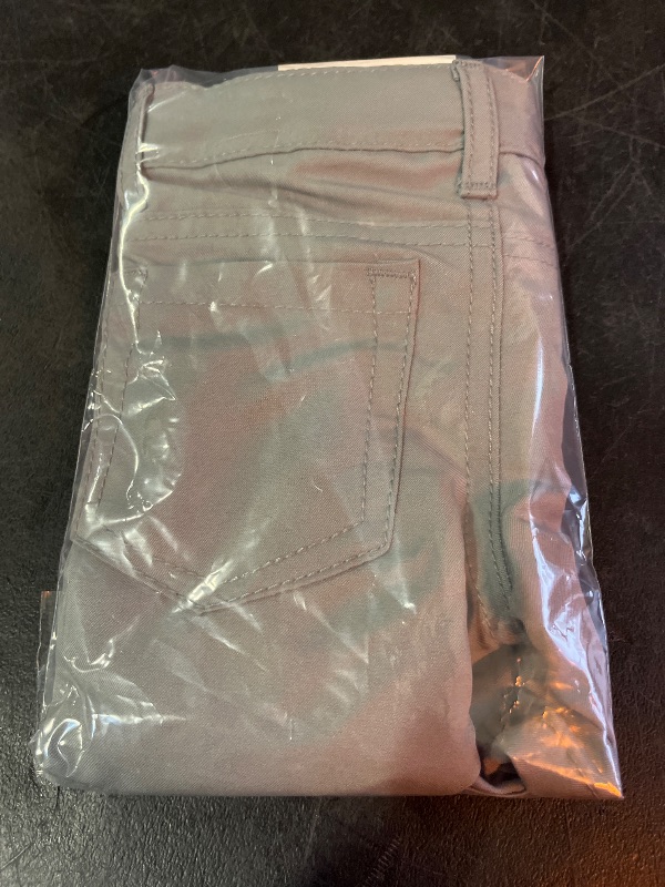 Photo 1 of 12M Toddler Boys' Quick Dry Chino Shorts - Cat & Jack™ Gray 12M: Adjustable Waistband, Mid-Rise, Machine Washable, Twill Fabric
