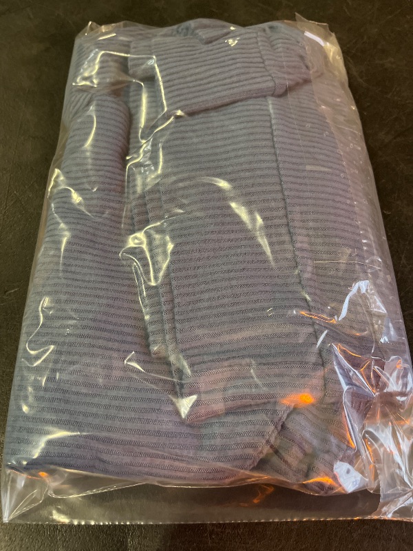 Photo 1 of (L) Women's Cozy Ribbed Pullover - Auden™ Blue L: Relaxed Fit, V Neck, Dolman Long Sleeve, Midweight, Machine Washable