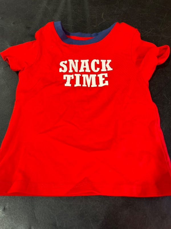 Photo 1 of 18M Toddler Boys' Short Sleeve Graphic T-Shirt - Cat & Jack™ Red 18M