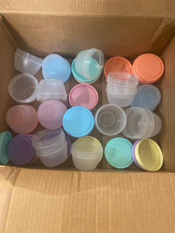 Photo 1 of 18PCS Small Containers with Lids, Reusable Plastic Bowls for Snack and Puree, Salad Dressing Container to Go, Deli, Sauce, Freezer Condiment Containers, Dishwasher Safe
Brand: IKiKiCubee