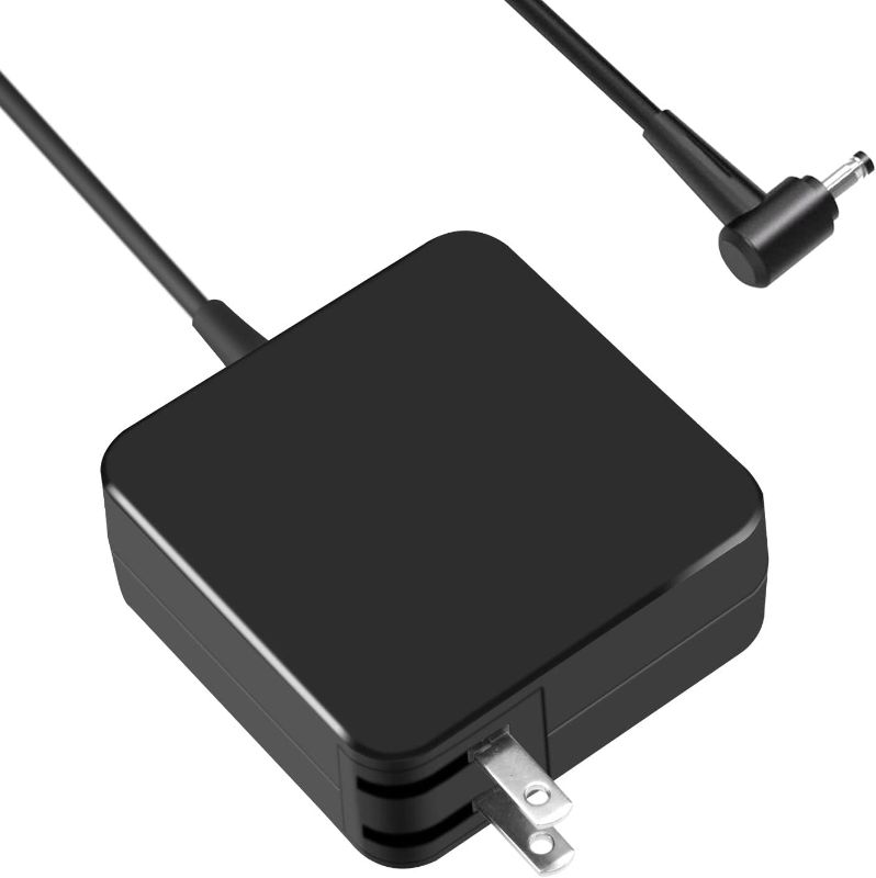 Photo 1 of 45W 19V 2.37A Ac Adapter Laptop Charger Power Supply Replacement for ASUS UX305 UX305L UX305F UX305C UX303U UX330 UX330U X331UA UX360C UX31A E203M E203MA X553S X553M X553MA