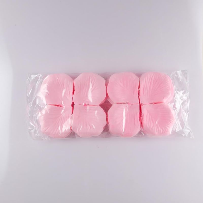 Photo 1 of 2000 Pcs Rose Petals,1.77 Inch Fake Rose Petals for Romantic Night, Flower Petals Decorations for Wedding Anniversary Hotel and Bedroom Decor,Light Pink