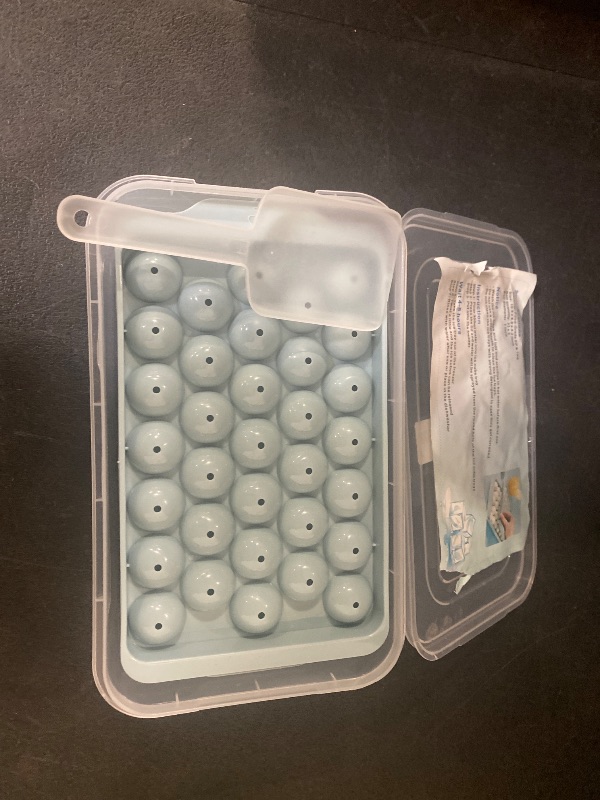 Photo 1 of 3 Pack Ice Trays for Freezer, 99 PCS Ice Cube Tray with Lid and Bin, Round Ice Cube Trays for Freezer, Circle Ice Cube Tray for Chilling Drinks