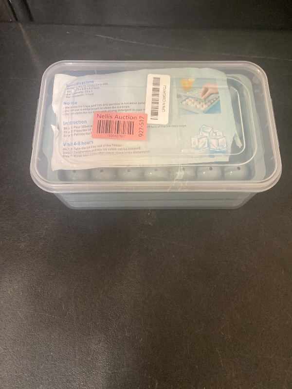 Photo 1 of 3 Pack Ice Trays for Freezer, 99 PCS Ice Cube Tray with Lid and Bin, Round Ice Cube Trays for Freezer, Circle Ice Cube Tray for Chilling Drinks
