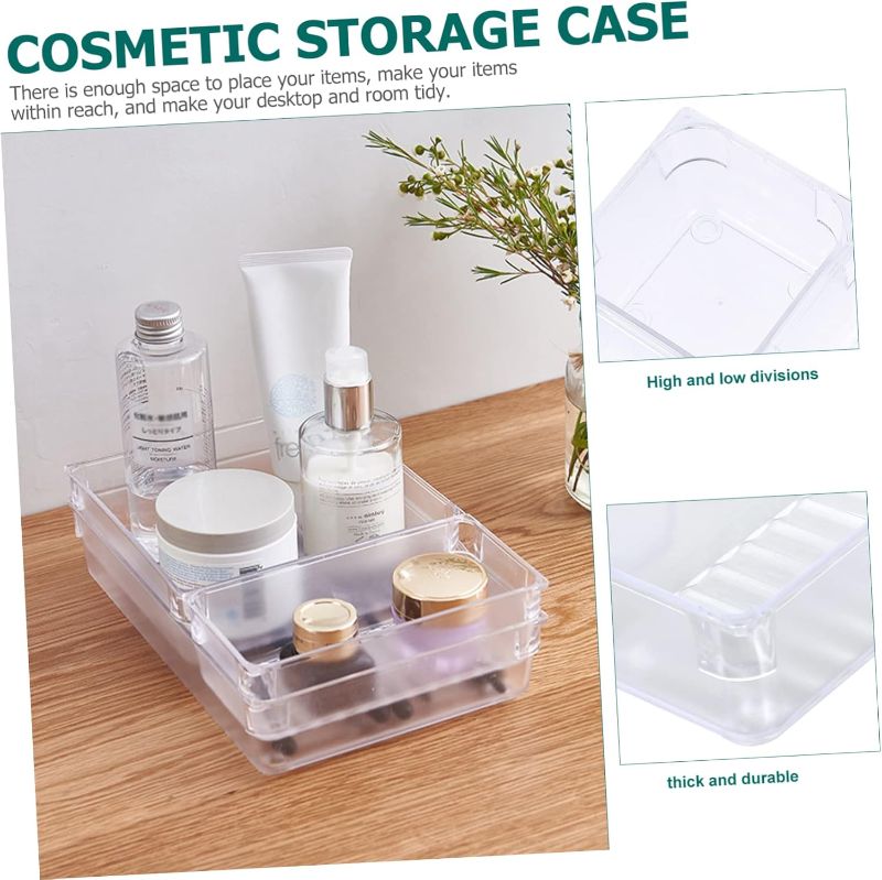 Photo 1 of Cosmetic Storage Box Set 16pcs Acrylic Organizer for Makeup Perfume Lipstick Jewelry