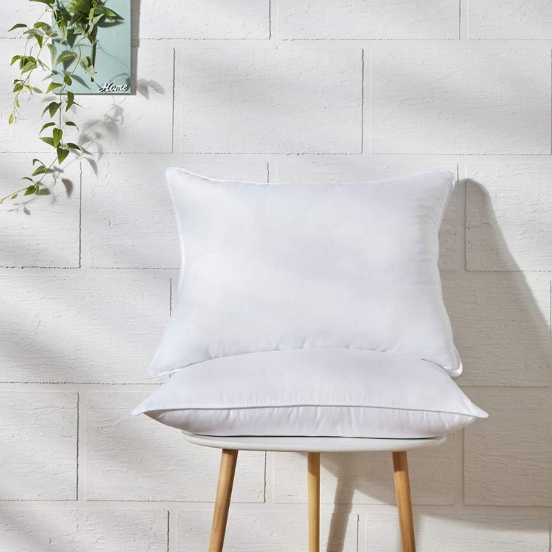 Photo 1 of Seward Park Bed Pillow Standard Size Set of 2, Shams Insert 20 x 26 inch, Down Alternative Cooling Pillows for Stomach, Side or Back Sleeper