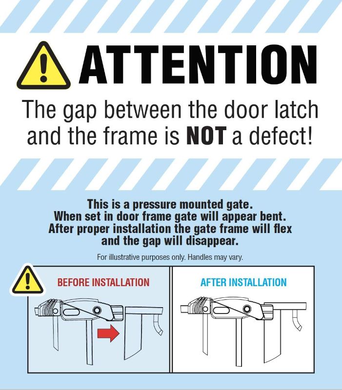 Photo 1 of egalo Easy Step Extra Tall Walk Thru Baby Gate, Bonus Kit, Includes 4-Inch Extension Kit, Pressure Mount Kit and Wall Cups and Mounting Kit, Black, 4 Count (Pack of 1)