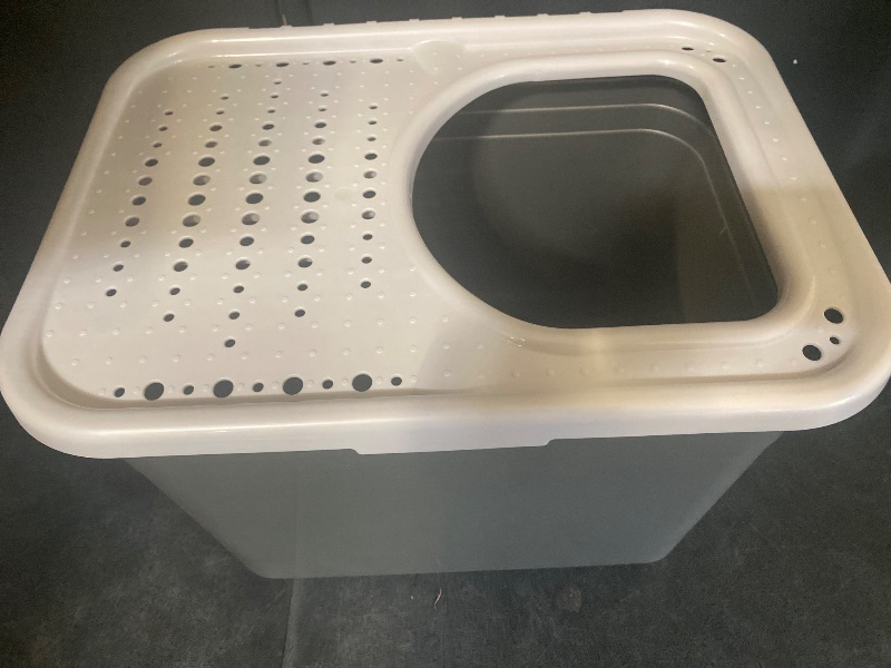 Photo 1 of Petmate Enclosed Cat Litter Boxes - Top Entry Cat Litter Box Enclosure with Filter Lid, Made in USA