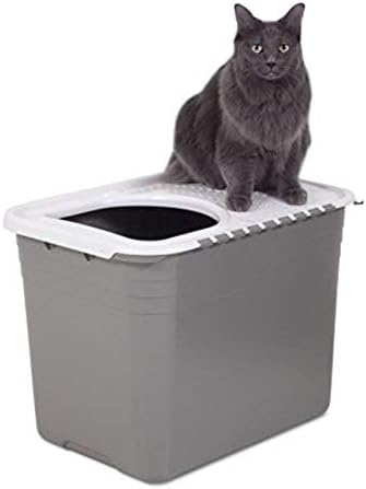 Photo 1 of Petmate Enclosed Cat Litter Boxes - Top Entry Cat Litter Box Enclosure with Filter Lid, Made in USA