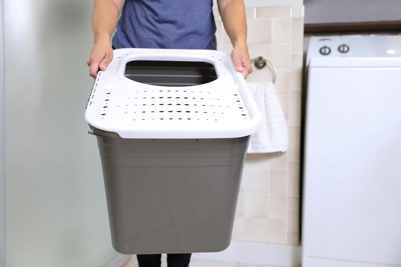 Photo 1 of Petmate Enclosed Cat Litter Boxes - Top Entry Cat Litter Box Enclosure with Filter Lid, Made in USA