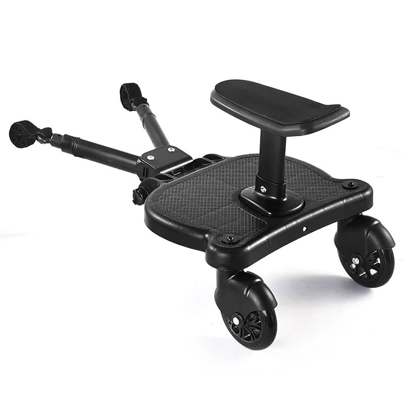 Photo 1 of 2-in-1 Stroller Board Universal Step Buggy Child Board Safety Kid Wheele, Pushchair Glider Board with Universal Wheel for Children Aged 2 to 6 Years