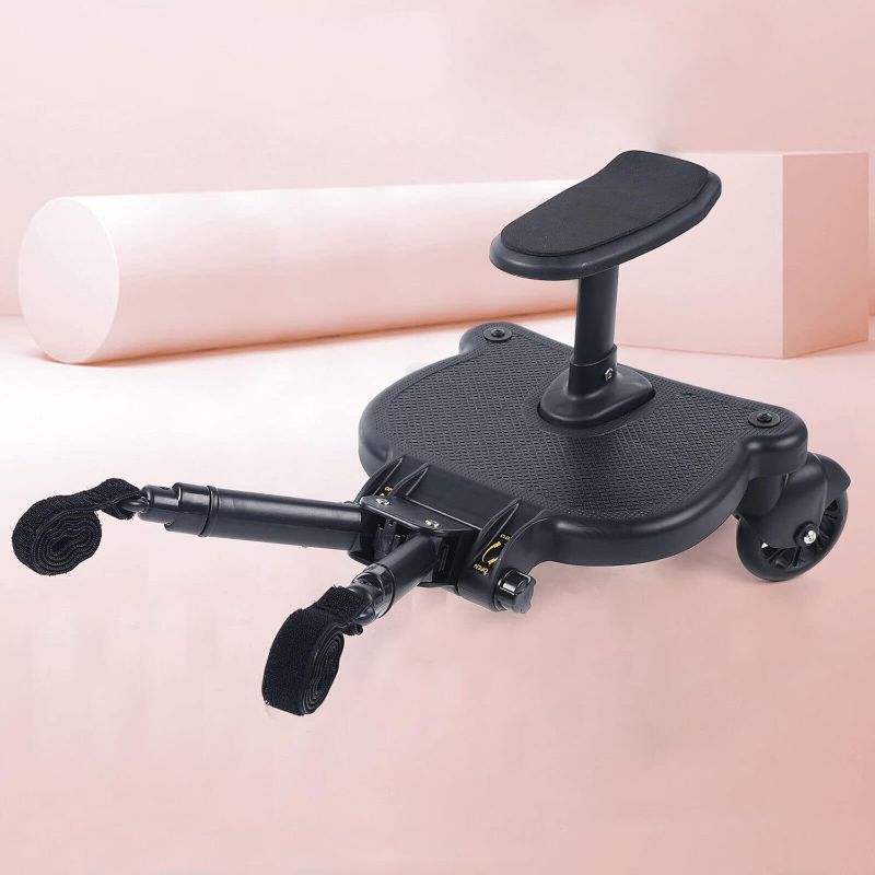 Photo 1 of 2-in-1 Stroller Board Universal Step Buggy Child Board Safety Kid Wheele, Pushchair Glider Board with Universal Wheel for Children Aged 2 to 6 Years