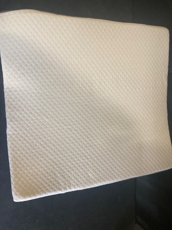 Photo 1 of Kölbs Bed Wedge Pillow for Sleep Apnea, Sleeping Comfort, Relaxing, Acid Reflux, Heartburn and Back Pain Relief. Cushion for Sitting Up in Bed. Memory Foam Top, Chic Jacquard Washable Cover.