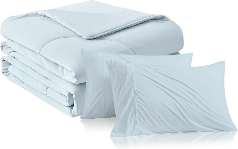 Photo 1 of Cozy Bliss Cooling Comforter Twin and Pillow Cases Standard
