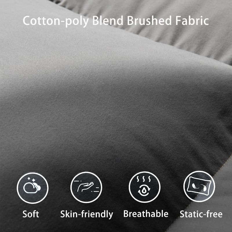 Photo 1 of Luxury Gray Down Fiber Comforter King Size - All Season Duvet Insert - Ultra-Soft Hotel Collection Comforters - 59 Oz Fluffy Medium Warmth (Gray, 106x90)
Visit the HYVIF Store