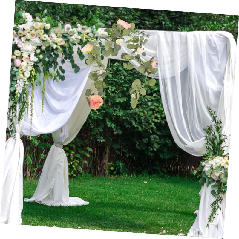 Photo 1 of Artificial Peony Flower Garland Vine Lifelike Home Decoration for Weddings Parties and Events Hanging Fake Floral Vine for Mantel Arch and Stair Rail