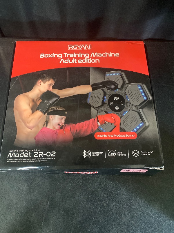 Photo 1 of 2025 New Music Boxing Machine for Adults,Smart Bluetooth Music Punching Machine with Boxing Gloves,Boxing Machine Wall Mounted with Intelligent Display Screen,Boxing Target Workout Equipment for Home