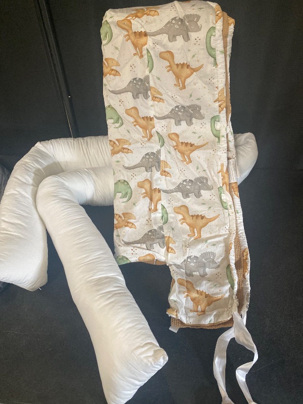 Photo 1 of Hooyax Baby Lounger Cover, 100% Cotton, Reversible, Dinosaur Pattern, Compatible with Most Loungers