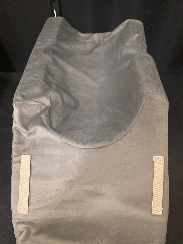 Photo 1 of Leg Pillow Elevation Blood Circulation, Wedge Pillow for Legs Swelling, Knee Pillow Wedge Post Surgery, Leg Elevation Pillows for After Surgery, Memory Foam Foot Leg Elevating Pillow, Grey