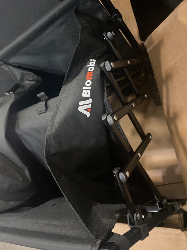 Photo 1 of Collapsible Wagon with Wheels, 220 lbs Wagons Carts Foldable Wagon Cart with Flexible Handle, Lightweight Portable Folding Utility Grocery Shopping Cart for Grocery Sports Garden Camping