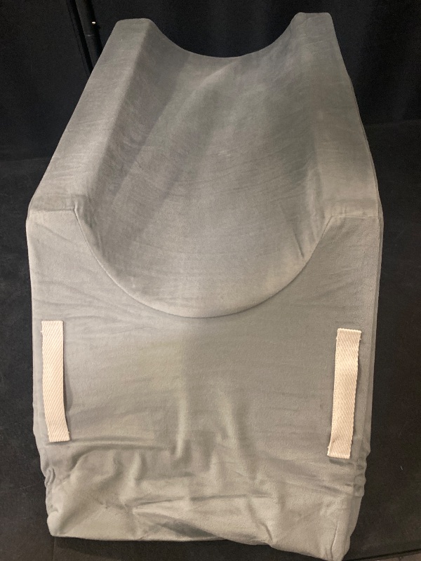 Photo 1 of LightEase Post-Surgery Leg, Knee, Ankle Elevation Double Wedge Pillow, Memory Foam Leg Elevating Pillow for Injure, Sleeping, Foot Rest, Reduce Swelling