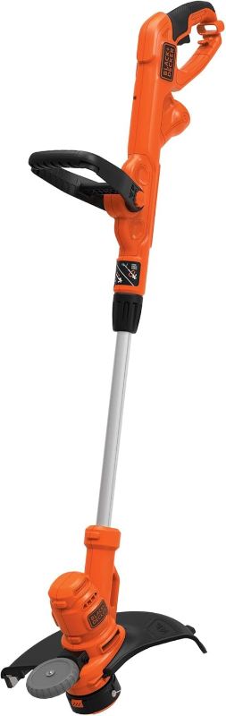 Photo 1 of BLACK+DECKER String Trimmer Weed Wacker with Auto Feed Weed Eater, 6.5-Amp, 14-Inch