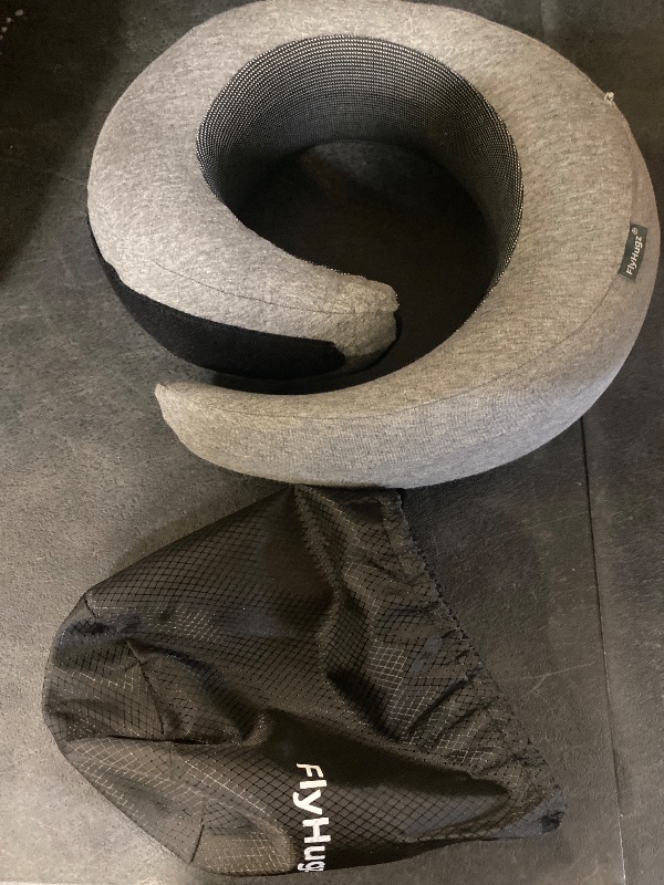 Photo 1 of Neck Pillow, Travel Pillow uses Memory Foam to Support Neck Comfort, Ideal Companion for Airplane and car Travel, Compact, Convenient, and Versatile Airplane Sleep Pillow(Gray)
