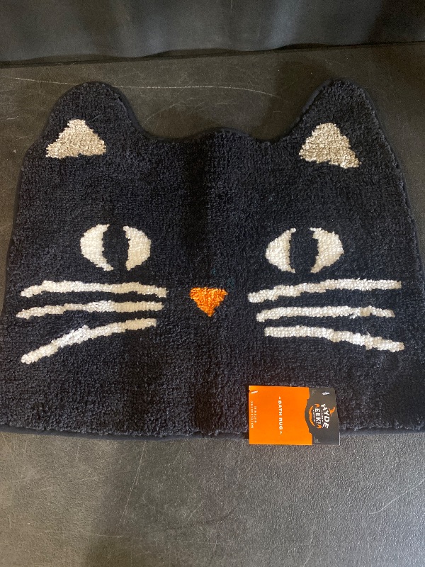 Photo 1 of Black Cat Bath Rug From Hyde and Eek