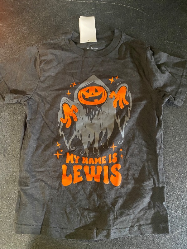 Photo 1 of  KIDS M Target Girls Halloween My Name Is Lewis T-shirt