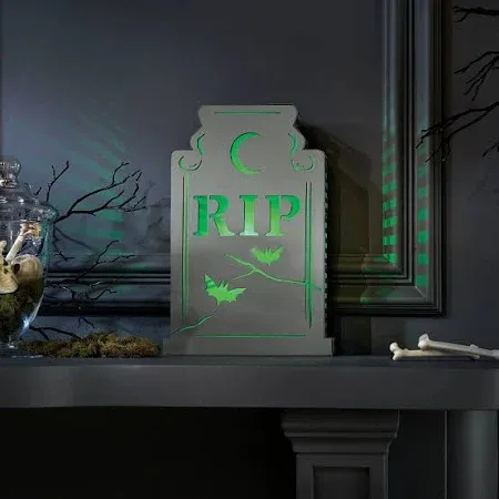 Photo 1 of Hyde and Eek! Boutique Rip Tombstone Backlit Sign