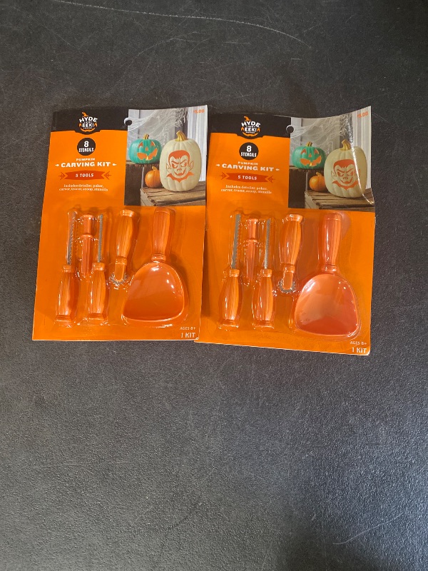 Photo 1 of  2 pack Halloween Pumpkin Carving Kit 6pc - Hyde and EEK! Boutique™