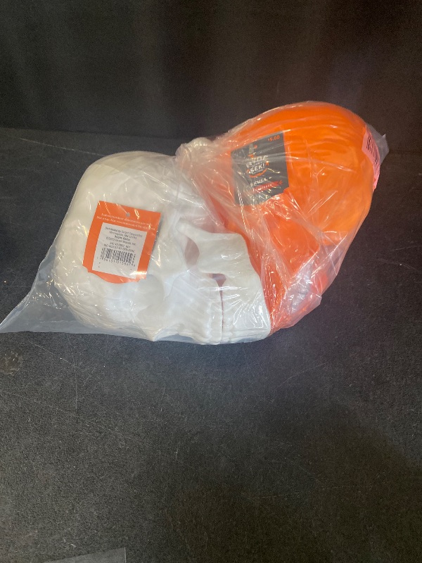 Photo 1 of 2 count hyde and eek Psychedelic Skull Ornament orange and white