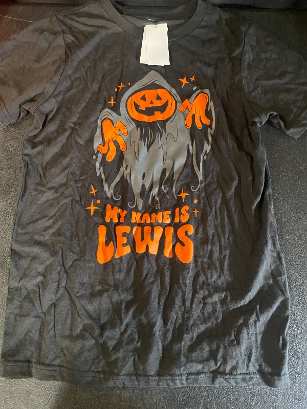 Photo 1 of  SIZE S Target Girls Halloween My Name Is Lewis T-shirt